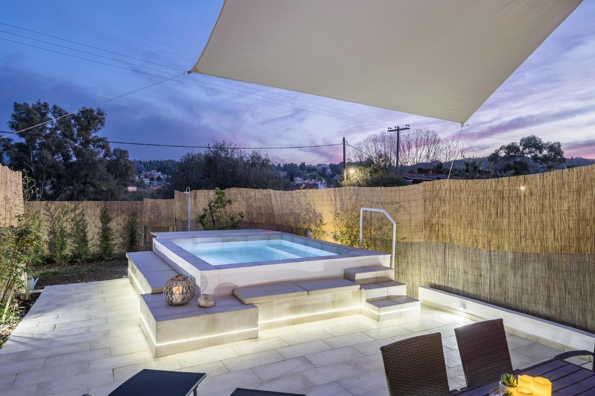 Villa Nina With Private Plunge Pool, 5Km To Corfu Town Exterior photo